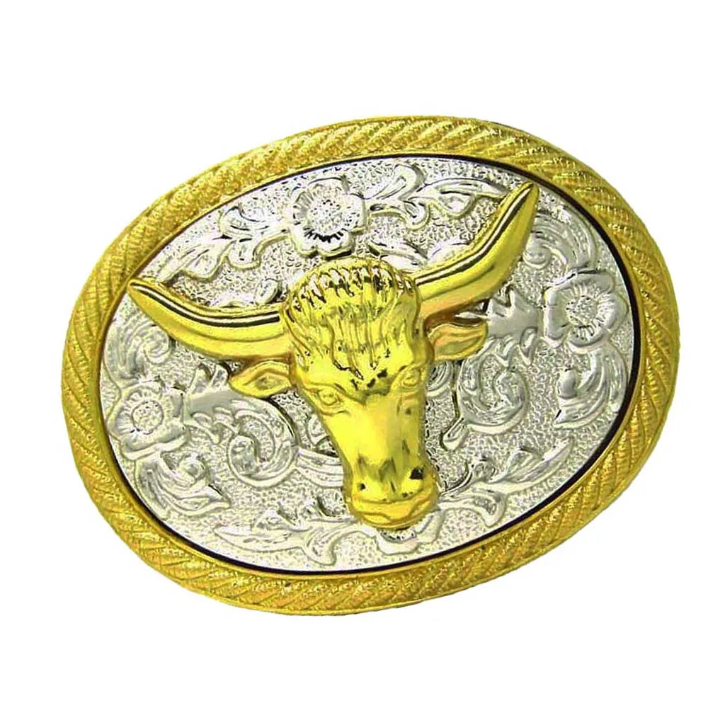 Retro Zinc Alloy Western Belt Buckle Antique Cow Head Buckle Men's AccessorieS Retro Zinc Alloy Western Belt Buckle Antique Cow Head Buckle Men's AccessorieS