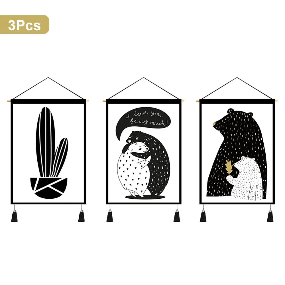 3PCS Nordic Tapestry Minimalist Tapestry Decorative Fabric Cartoon Animal Hanging Picture Bedside Decoration
3PCS Nordic Tapestry Minimalist Tapestry Decorative Fabric Cartoon Animal Hanging Picture Bedside Decoration