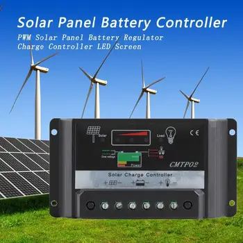 30A 12V / 24V PWM Solar Panel Charge Controller Battery Regulator LED Screen
30A 12V / 24V PWM Solar Panel Charge Controller Battery Regulator LED Screen