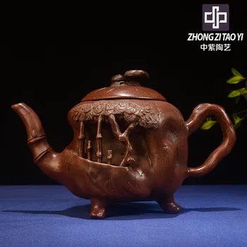 In Purple Taiwan Backflow One Factory The Cultural Revolution Kettle Yixing Old Dark-red Enameled Pottery Teapot The Ming
In Purple Taiwan Backflow One Factory The Cultural Revolution Kettle Yixing Old Dark-red Enameled Pottery Teapot The Ming