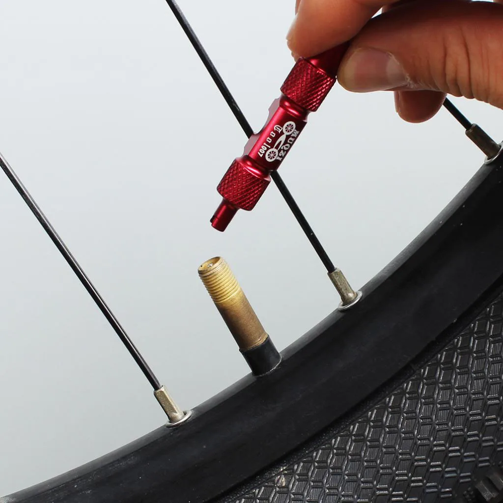 Bicycle Bike Tire Valve Core Removal Presta Tyre Valve Cores / Extenders Remover Tool Kit with 5mm Wrench Flats 4 colors options Bicycle Bike Tire Valve Core Removal Presta Tyre Valve Cores / Extenders Remover Tool Kit with 5mm Wrench Flats 4 colors options