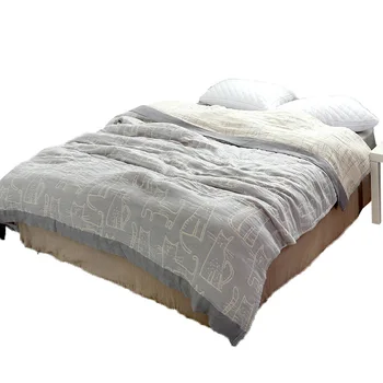 Four-layer Bamboo Cotton Towel Quilt Single Double Season Gauze Towel Blanket Bamboo Cotton Blanket Student Comfortable Cover
Four-layer Bamboo Cotton Towel Quilt Single Double Season Gauze Towel Blanket Bamboo Cotton Blanket Student Comfortable Cover