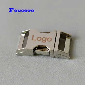 50pcs Engrave logo ID metal side clasp buckles 20mm webbing for paracord dog collar clip buckles DIY sewing accessories hardware
50pcs Engrave logo ID metal side clasp buckles 20mm webbing for paracord dog collar clip buckles DIY sewing accessories hardware
