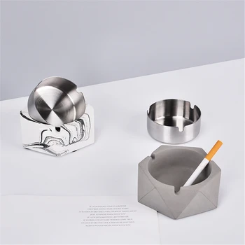 Nordic Industrial Style Retro Cement Ashtray Creative Home Living Room Decoration Stainless Steel Home Desktop Geometric Ashtray
Nordic Industrial Style Retro Cement Ashtray Creative Home Living Room Decoration Stainless Steel Home Desktop Geometric Ashtray
