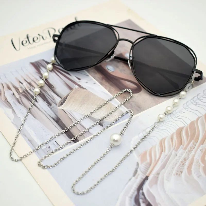 Stainless Steel Eyeglasses Chains Imitation Pearl Luxury Spectacles Sunglasses Reading Glasses Chain Holder Neck Cord Strap Rope
Stainless Steel Eyeglasses Chains Imitation Pearl Luxury Spectacles Sunglasses Reading Glasses Chain Holder Neck Cord Strap Rope