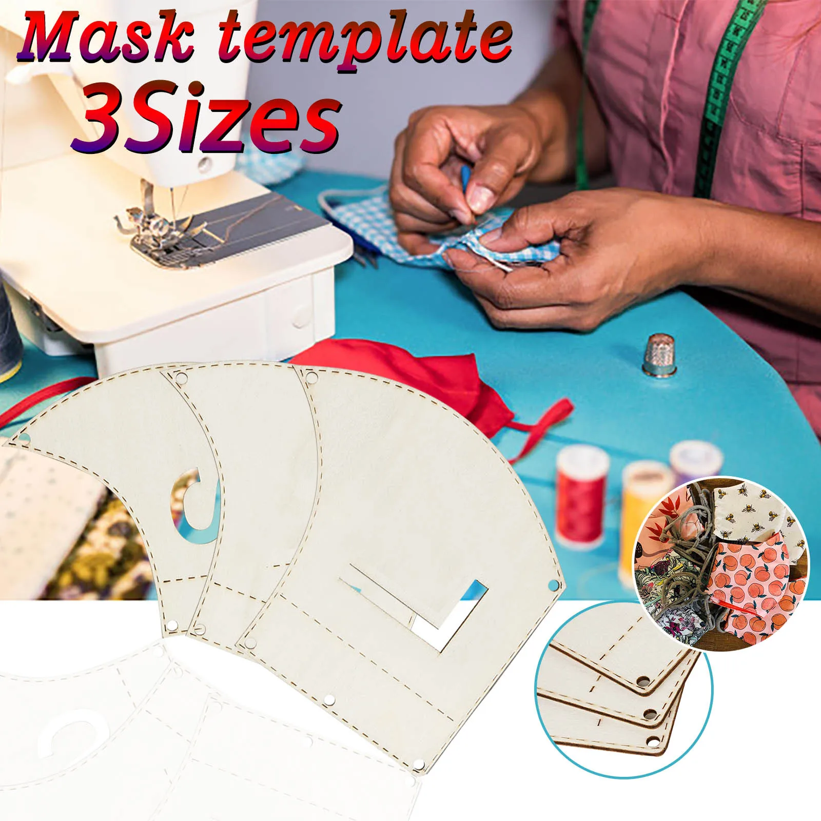 3PC Different Sizes Wooden Reusable Mask Templates Pattern For DIY Masks Tool Outdoor Sports Safety Sewing Tools Accessory
3PC Different Sizes Wooden Reusable Mask Templates Pattern For DIY Masks Tool Outdoor Sports Safety Sewing Tools Accessory
