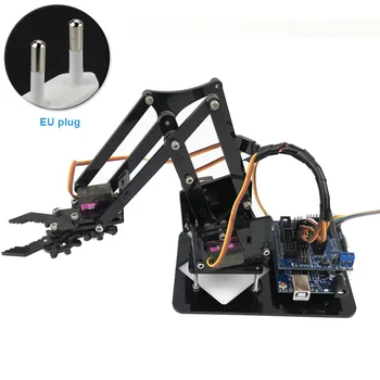 4DOF Robotic Arm Set Claw Assembly MG90S Toys Acrylic DIY Learning Kit Manipulator Kids Mechanical Remote Control For Arduino
4DOF Robotic Arm Set Claw Assembly MG90S Toys Acrylic DIY Learning Kit Manipulator Kids Mechanical Remote Control For Arduino