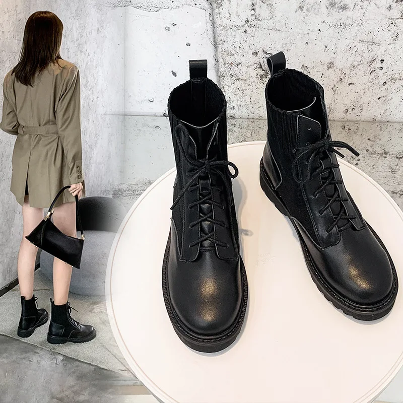 What Martin Boots Women's Knitted 2019 Autumn And Winter British Style Handsome Extra High Short-height Slimming Thick Bottomed
What Martin Boots Women's Knitted 2019 Autumn And Winter British Style Handsome Extra High Short-height Slimming Thick Bottomed