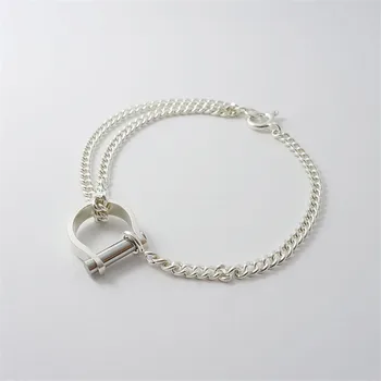 RUIYI Real 925 Sterling Silver U Shape Horseshoe Magnet Design Bracelets For Women Fashion Double Layered Curb Chain Bracelets
RUIYI Real 925 Sterling Silver U Shape Horseshoe Magnet Design Bracelets For Women Fashion Double Layered Curb Chain Bracelets