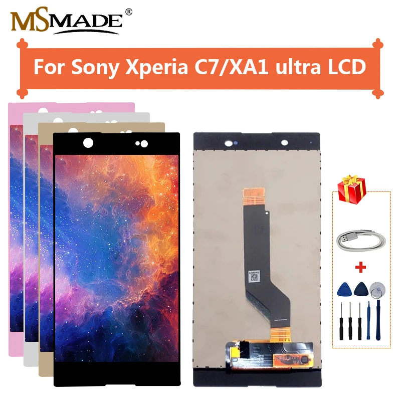 6.0" For Sony Xperia XA1 Ultra C7 LCD G3221 G3212 G3223 G3226 LCD Display Touch Screen Digitizer Assembly Parts Free Shipping
6.0" For Sony Xperia XA1 Ultra C7 LCD G3221 G3212 G3223 G3226 LCD Display Touch Screen Digitizer Assembly Parts Free Shipping
