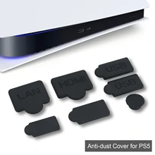 6 Pcs Silicone Anti Dust Plugs Dustproof Plug USB HDM Interface Anti-dust Cover For PS5 Game Console Accessories 
6 Pcs Silicone Anti Dust Plugs Dustproof Plug USB HDM Interface Anti-dust Cover For PS5 Game Console Accessories