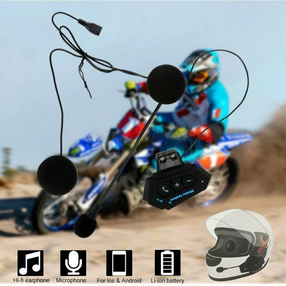 2020 New Helmet Bluetooth Headset Rechargeable Motorcycle Wireless Bluetooth Helmet Headset Headphone Speaker With USB Cable
2020 New Helmet Bluetooth Headset Rechargeable Motorcycle Wireless Bluetooth Helmet Headset Headphone Speaker With USB Cable