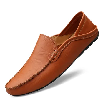 Big Size 47 Men Shoes Leather Loafers High Quality Breathable Comfortable Soft Shoes Male Fashion Lightweight Driving Footwear
Big Size 47 Men Shoes Leather Loafers High Quality Breathable Comfortable Soft Shoes Male Fashion Lightweight Driving Footwear