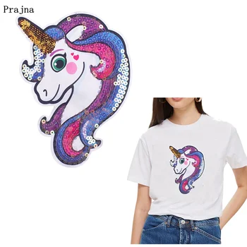 Prajna Colorful Unicorn Sequined Patches For Clothing Sew On Patches For Clothes Applique DIY Cartoon Magic Rainbow For Kids
Prajna Colorful Unicorn Sequined Patches For Clothing Sew On Patches For Clothes Applique DIY Cartoon Magic Rainbow For Kids