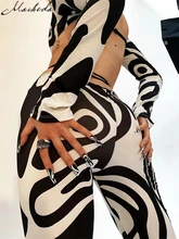 Macheda Autumn new women's two-piece crop top zebra stripe sexy low-waisted pants street fashion trend women slim two-piece tide
Macheda Autumn new women's two-piece crop top zebra stripe sexy low-waisted pants street fashion trend women slim two-piece tide