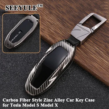 1pc SEEYULE Carbon Fiber Style Car Key Case Cover Storage Key Shell Protector Car Accessories for Tesla Model S Model X
1pc SEEYULE Carbon Fiber Style Car Key Case Cover Storage Key Shell Protector Car Accessories for Tesla Model S Model X
