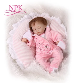 NPK 40cm silicone reborn baby doll toy play house bedtime toy for kids soft vinyl sleeping newborn girl babies doll
NPK 40cm silicone reborn baby doll toy play house bedtime toy for kids soft vinyl sleeping newborn girl babies doll