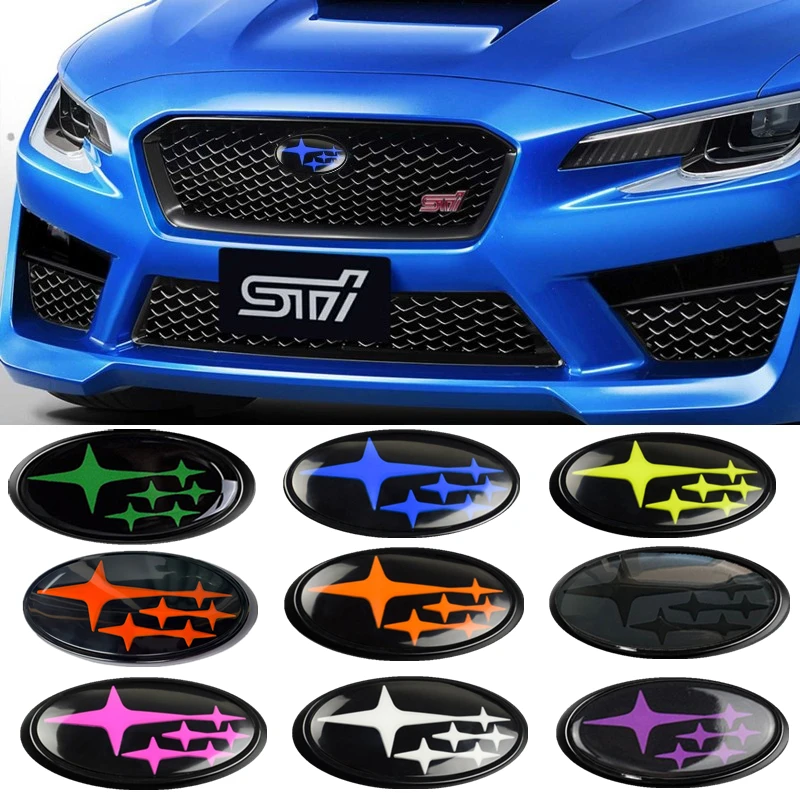 Акриловая Эмблема для передней капота автомобиля Стайлинг Subaru Impreza BRZ WRX STI Legacy