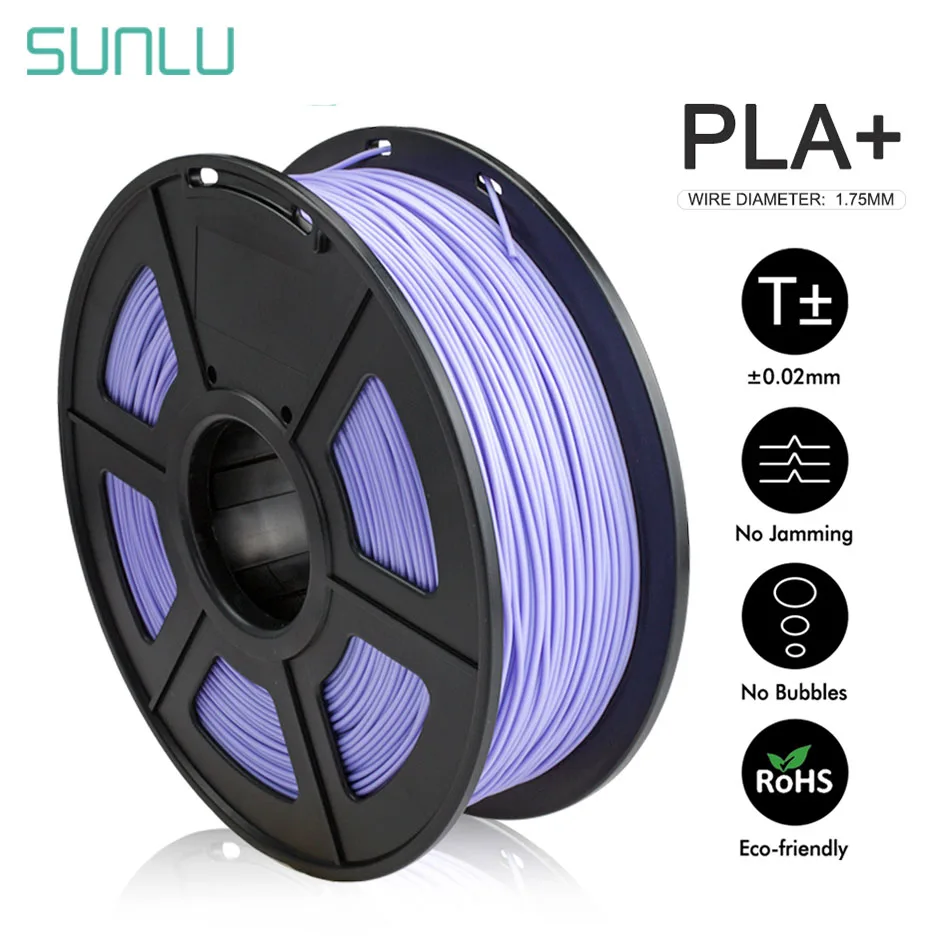 SUNLU PLA PLus Filament 1.75 mm 1kg For 3d Printer High Quality Plastic PLA Plus Filament 3D Printing Materials +/-0.02MM
SUNLU PLA PLus Filament 1.75 mm 1kg For 3d Printer High Quality Plastic PLA Plus Filament 3D Printing Materials +/-0.02MM