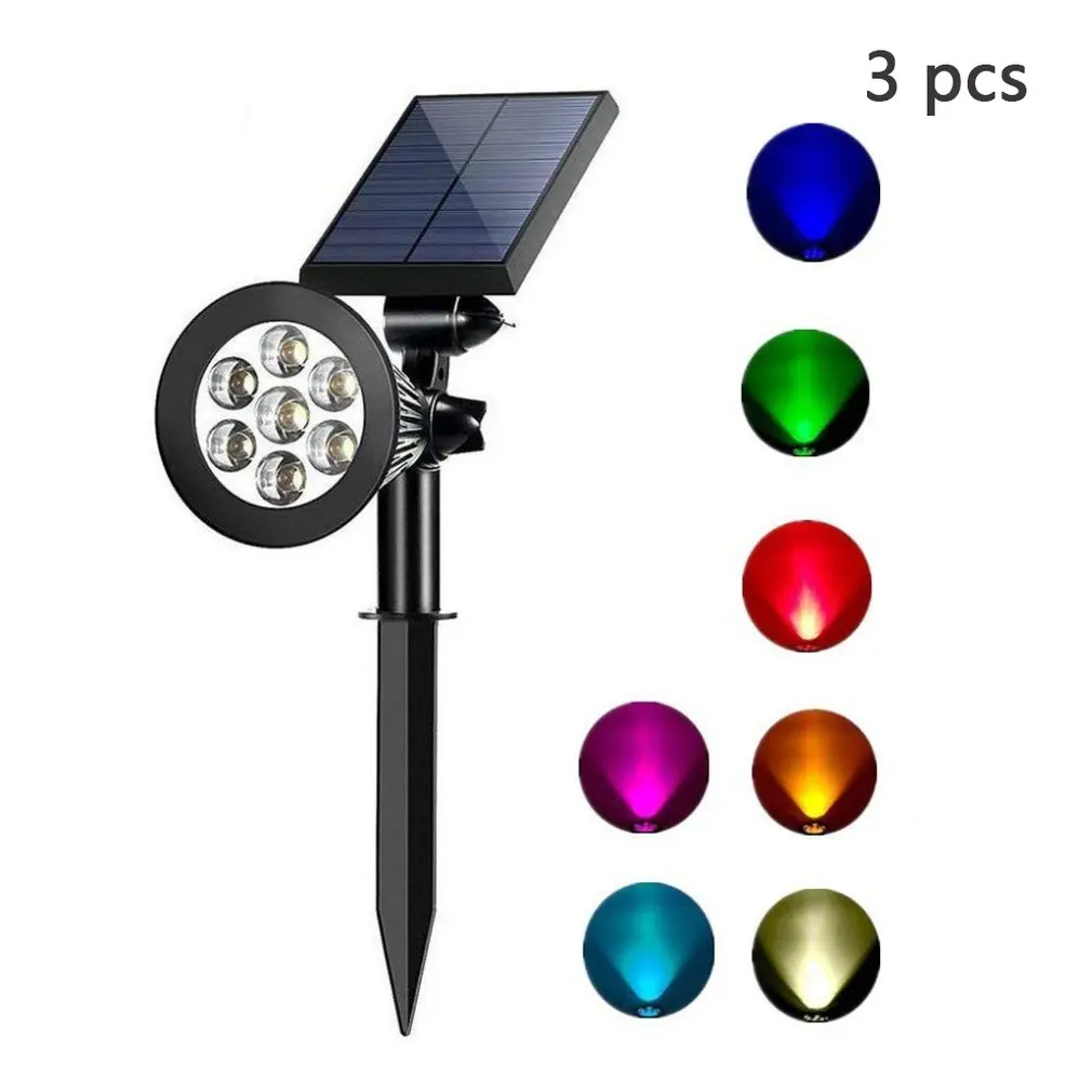 Solar Spotlights Adjustable Color-Changing Waterproof Garden Lawn Lamp Landscape Spot Lights Porch Light
Solar Spotlights Adjustable Color-Changing Waterproof Garden Lawn Lamp Landscape Spot Lights Porch Light