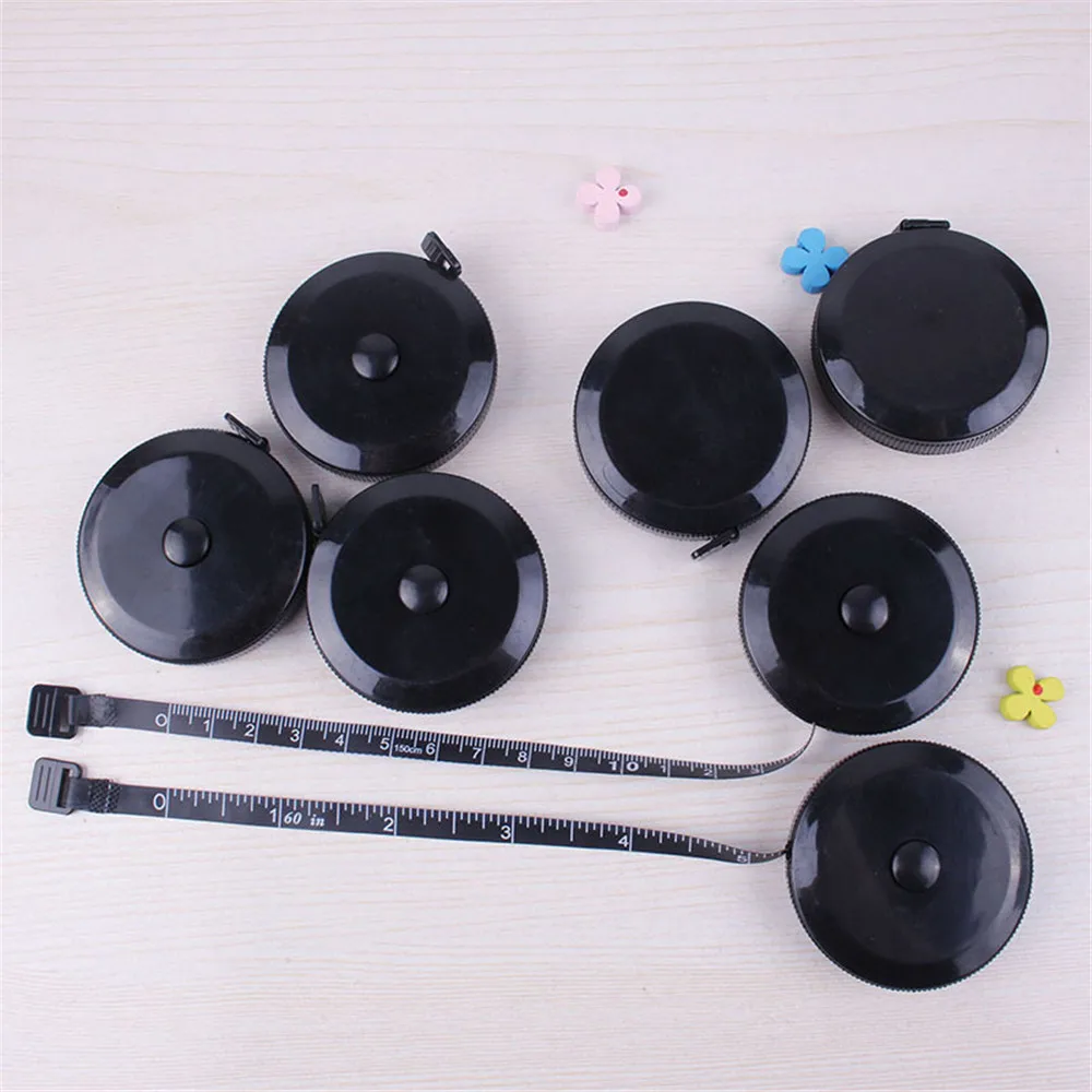 1pc Simple Balck 1.5M Soft Ruler Retractable Measuring Ruler Sewing Tailor Tape School Stationery DrawingTool Kawaii Accessories
1pc Simple Balck 1.5M Soft Ruler Retractable Measuring Ruler Sewing Tailor Tape School Stationery DrawingTool Kawaii Accessories