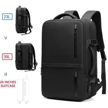 39L Men Expandable Backpack 15.6 Inch Laptop Backpacking Backpacks USB Charging Male Waterproof Travel Backpack Mochila for Men
39L Men Expandable Backpack 15.6 Inch Laptop Backpacking Backpacks USB Charging Male Waterproof Travel Backpack Mochila for Men