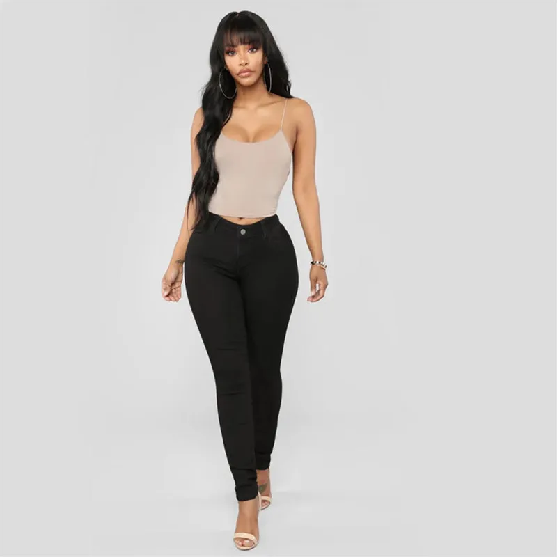 Summer Women casual Thin Denim jeans High Waist Jeans ladies push up Stretch Jeans plus size washed denim skinny pencil pants Summer Women casual Thin Denim jeans High Waist Jeans ladies push up Stretch Jeans plus size washed denim skinny pencil pants