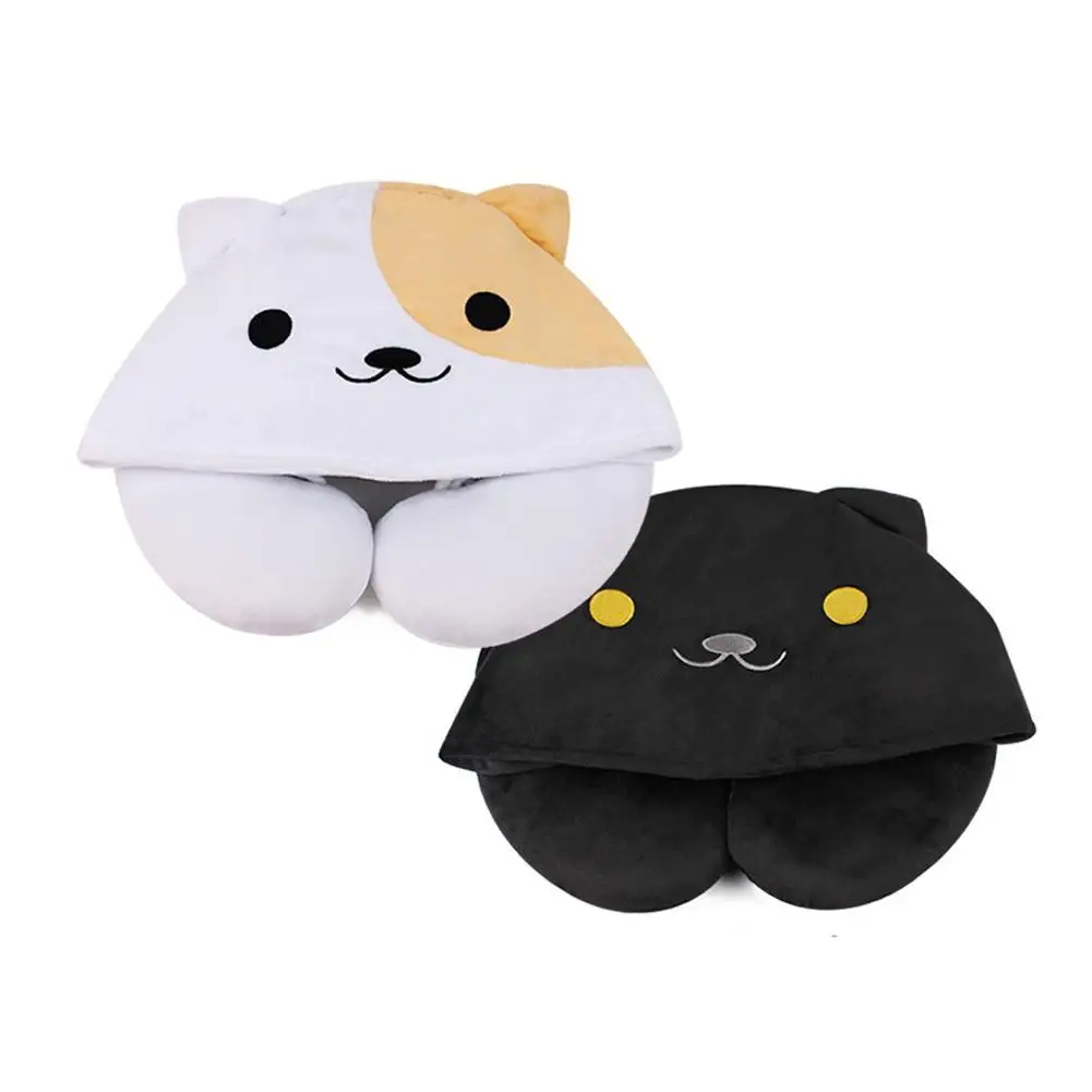 Soft U-Shaped Plush Sleep Neck Protection Pillow Office Cushion Cute Lovely Travel Pillows with hat For Children/Adults
Soft U-Shaped Plush Sleep Neck Protection Pillow Office Cushion Cute Lovely Travel Pillows with hat For Children/Adults
