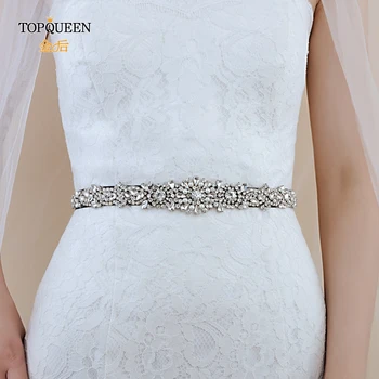 TOPQUEEN Luxury Rhinestone Bridal Belt Sash Silver Crystal Rhinestone Belt for Wedding Dress Western Bridal Crystal Belts S351 
TOPQUEEN Luxury Rhinestone Bridal Belt Sash Silver Crystal Rhinestone Belt for Wedding Dress Western Bridal Crystal Belts S351