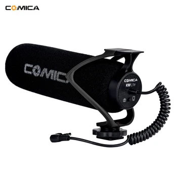 COMICA CVM-V30 LITE Microphone with Super-cardioid Polar Pattern Cold-shoe Design Condenser MIC for Smartphone Camera Black Red
COMICA CVM-V30 LITE Microphone with Super-cardioid Polar Pattern Cold-shoe Design Condenser MIC for Smartphone Camera Black Red