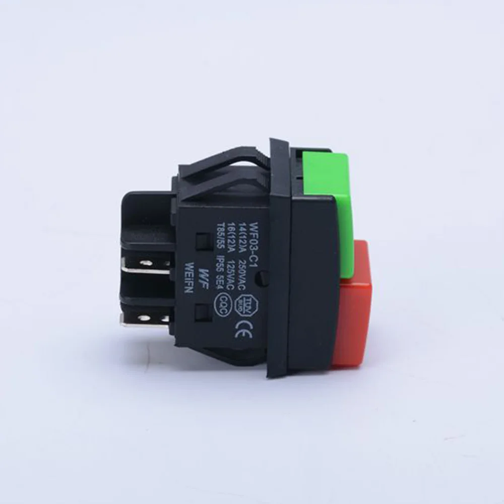 KEDU HY52 250V 12A 4Pins Electric Push Button Switch For Mechanical Device