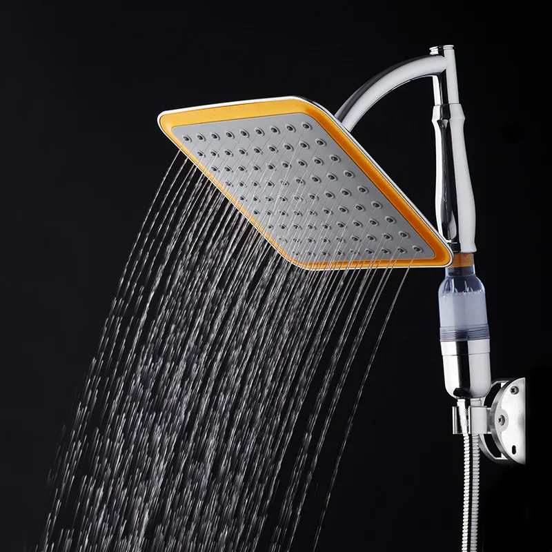 9 Inch Square Shower Head High Pressure Extension Arm shower Nozzle for Bathroom Shower Head Water Saving Filter Spray Accessory
9 Inch Square Shower Head High Pressure Extension Arm shower Nozzle for Bathroom Shower Head Water Saving Filter Spray Accessory
