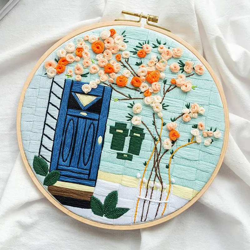 Sewing Arts Crafts DIY Embroidery Cross Stitch Kits Hoop Handmade Cartoon Flower Patterns Needlework Set with Embroidery
Sewing Arts Crafts DIY Embroidery Cross Stitch Kits Hoop Handmade Cartoon Flower Patterns Needlework Set with Embroidery