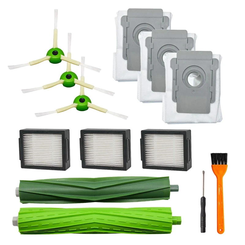 13Pcs/Set Parts For Irobot Roomba I7 I7+/I7 Plus E5 E6 Vacuum Cleaner 1 Pack Multi-Surface Rubber Brushes 3 Pack Hepa Filters
13Pcs/Set Parts For Irobot Roomba I7 I7+/I7 Plus E5 E6 Vacuum Cleaner 1 Pack Multi-Surface Rubber Brushes 3 Pack Hepa Filters