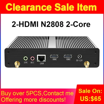 Mini Pc Intel Celeron N2808 Linux Thin Client Micro Desktop Computers Best Industrial Komputer Win 10 Minipc 2 HDMI Port 4K
Mini Pc Intel Celeron N2808 Linux Thin Client Micro Desktop Computers Best Industrial Komputer Win 10 Minipc 2 HDMI Port 4K