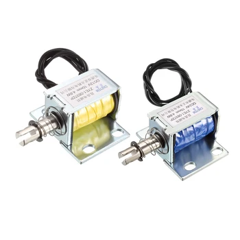 uxcell 1pc Push Pull Type Solenoid Electromagnet DC 5/6/12/24/36/48V 40/200/800g 0.8/21N 10mm Open Frame Type Linear Motion
uxcell 1pc Push Pull Type Solenoid Electromagnet DC 5/6/12/24/36/48V 40/200/800g 0.8/21N 10mm Open Frame Type Linear Motion