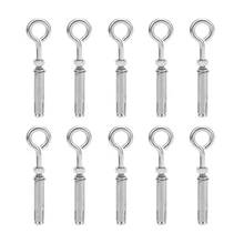 10 Pcs M6x40mm Expansion Bolt Anchor Bolt 304 Stainless Steel Ring Lifting Anchor Eye Bolt Expansion Eyebolt
10 Pcs M6x40mm Expansion Bolt Anchor Bolt 304 Stainless Steel Ring Lifting Anchor Eye Bolt Expansion Eyebolt