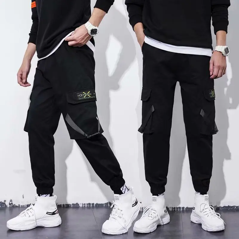 Summer jogger pants for men cargo pants slacks multi-pocket Korean Dance pants Elastic Waist Loose ankle banded trousers 4xl 5xl
Summer jogger pants for men cargo pants slacks multi-pocket Korean Dance pants Elastic Waist Loose ankle banded trousers 4xl 5xl