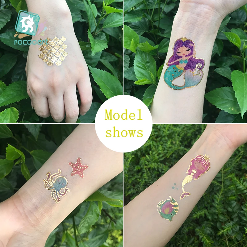 Rocooart Sea Mermaid Tattoo Cute Mermaid Princess Butterfly Design Temporary Tattoo Child Body Art Funny Children Sticker
Rocooart Sea Mermaid Tattoo Cute Mermaid Princess Butterfly Design Temporary Tattoo Child Body Art Funny Children Sticker