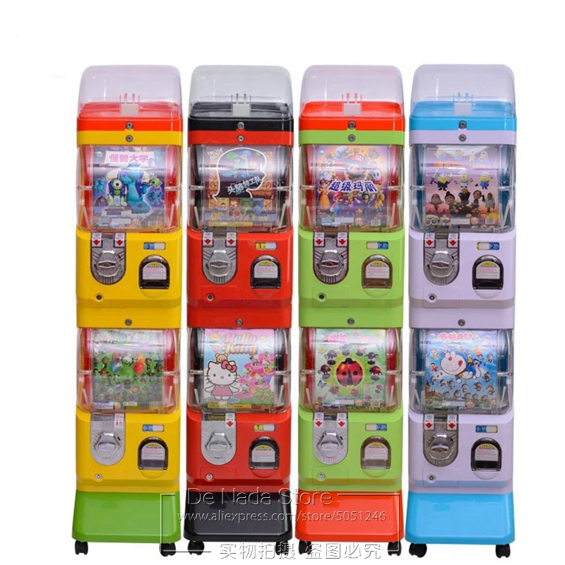 

Factory Wholesale Price Amusement Coin Operated Arcade Games 50mm 75mm Plastic Capsule Gashapon Toy Prize Gift Vending Machine