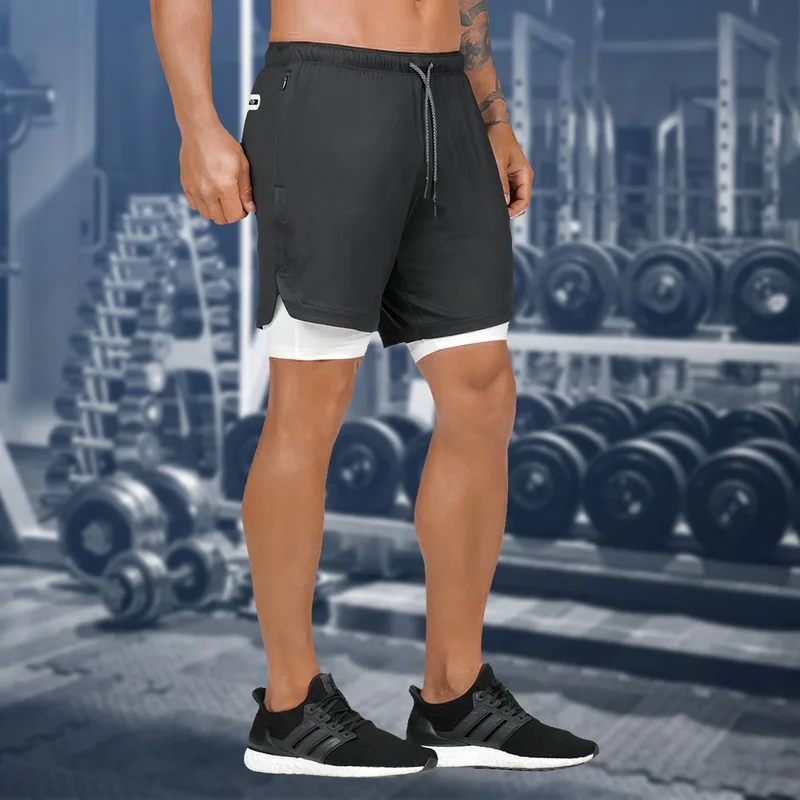 Joggers Men 2 in 1 Shorts Skinny Multi-function short pants Fitness Gym Runing Sports Shorts Built-in Hips Pockets men pants
Joggers Men 2 in 1 Shorts Skinny Multi-function short pants Fitness Gym Runing Sports Shorts Built-in Hips Pockets men pants