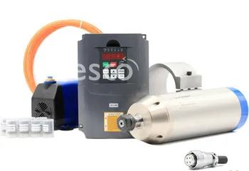 3.2kw ER20 water cooled spindle kit 220v / 380v 3.0kw & 220v 4kw inverter & 100mm spindle brack & 75w water pump & 5meter tube
3.2kw ER20 water cooled spindle kit 220v / 380v 3.0kw & 220v 4kw inverter & 100mm spindle brack & 75w water pump & 5meter tube