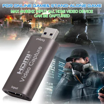 HDMI Video Capture Device 1080p 30fps Video Capture Disk USB 3.0 Video Recorder Adapter for Camcorder Camera Recording
HDMI Video Capture Device 1080p 30fps Video Capture Disk USB 3.0 Video Recorder Adapter for Camcorder Camera Recording
