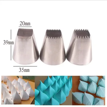 3pcs Square Cake Design Cream Tips Pastry Nozzles Pastry Icing Piping Nozzles Bico De Confeitar Fondant Cake Decorating Tools
3pcs Square Cake Design Cream Tips Pastry Nozzles Pastry Icing Piping Nozzles Bico De Confeitar Fondant Cake Decorating Tools