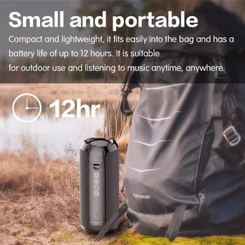 Portable Bluetooth Speaker 20w Wireless Bass Column Waterproof Outdoor Speaker Support AUX TF USB Subwoofer Stereo Loudspeaker
Portable Bluetooth Speaker 20w Wireless Bass Column Waterproof Outdoor Speaker Support AUX TF USB Subwoofer Stereo Loudspeaker