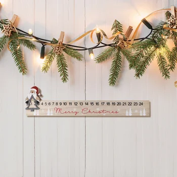 1PC Christmas Calendar Ornament Wooden Calendar Adornment Christmas Calendar Adornment for Christmas Party Store
1PC Christmas Calendar Ornament Wooden Calendar Adornment Christmas Calendar Adornment for Christmas Party Store