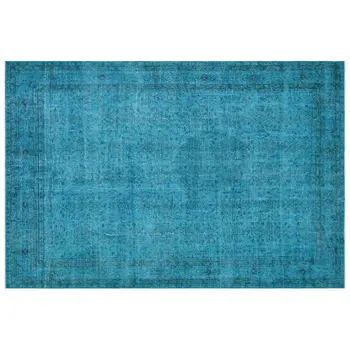 Handmade Turquoise Vintage Overdyed Turkish Area Rug 210x315 Cm-6'11''X10'4''
Handmade Turquoise Vintage Overdyed Turkish Area Rug 210x315 Cm-6'11''X10'4''