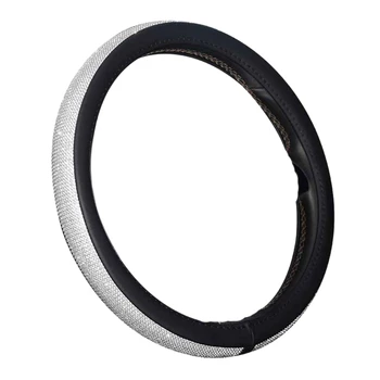 Bling Diamond Leather Steering Wheel Cover Anti-Slip Crystal Rhinestone Décor
Bling Diamond Leather Steering Wheel Cover Anti-Slip Crystal Rhinestone Décor