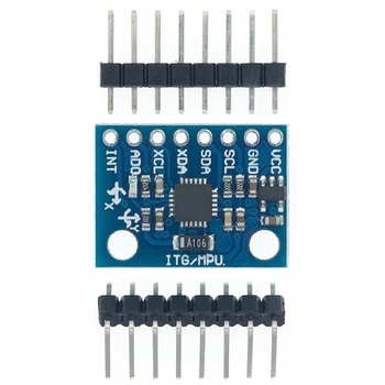10pcs GY-521 MPU-6050 MPU6050 Module 3 Axis analog gyro sensors+ 3 Axis Accelerometer Module
10pcs GY-521 MPU-6050 MPU6050 Module 3 Axis analog gyro sensors+ 3 Axis Accelerometer Module