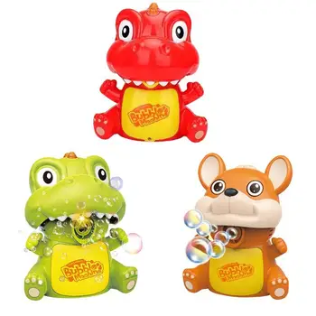 Cartoon Cute Dinosaur Baby Bath Toymake Party Automatic Electronic Bubble Machine Blower Summer Outdoor Bubble Generate Toy
Cartoon Cute Dinosaur Baby Bath Toymake Party Automatic Electronic Bubble Machine Blower Summer Outdoor Bubble Generate Toy